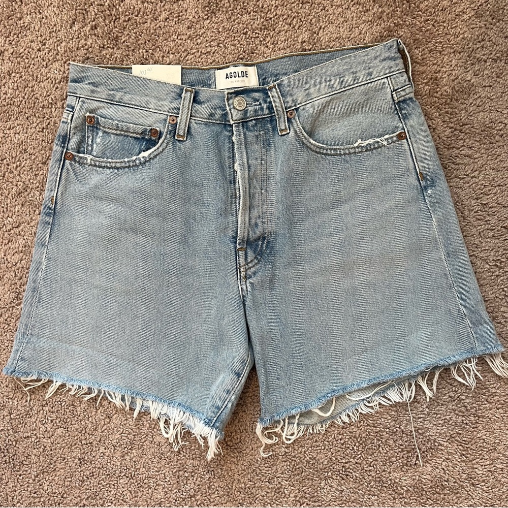 NWT AGOLDE Parker Long Vintage Short